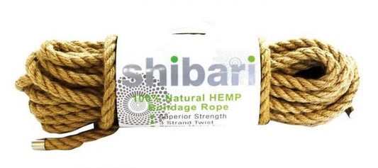 Shibari Natural Hemp Bondage Rope 32 feet
